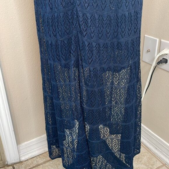 Boden pointelle blue knit midi dress - Picture 13 of 14